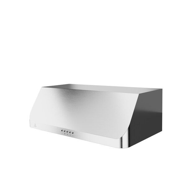 Anzzi 36-inch Under Cabinet Range Hood, Ducted or Ductless Convertible Kitchen over Stove Vent - RH-AZ2590PSS