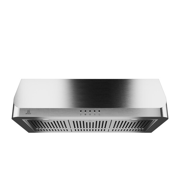 Anzzi 36-inch Under Cabinet Range Hood, Ducted or Ductless Convertible Kitchen over Stove Vent - RH-AZ2590PSS