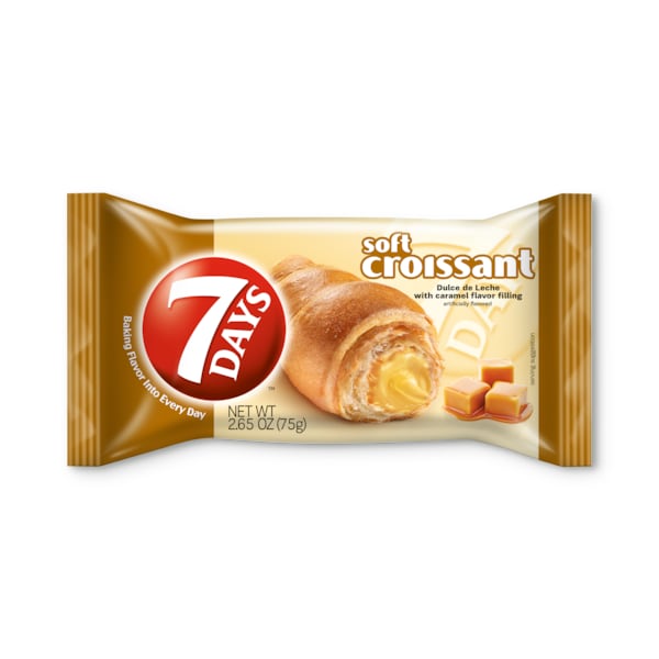 7 Días 7 Días Croissant Suave de Caramelo 2.65 oz., Paquete de 24 - 500120508