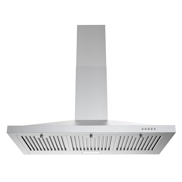 Streamline 36 in. Patria Convertible Wall Mount 220 CFM Range Hood in Brushed Stainless Steel - T-12151-1-CL