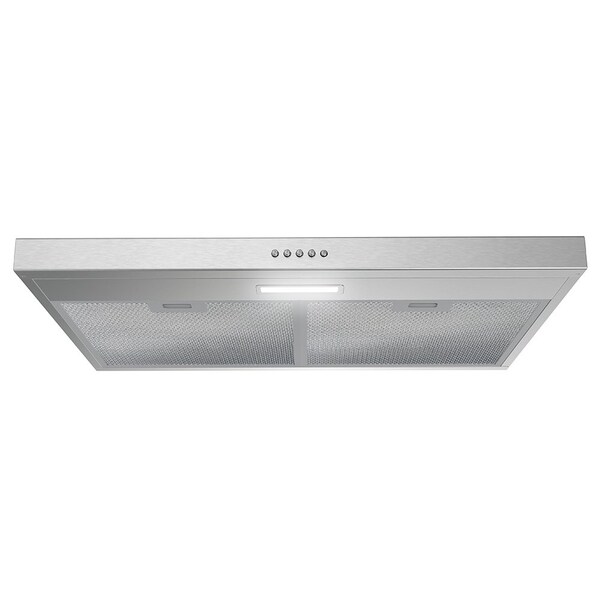 Streamline 30 in. Raffaele Convertible Undermount 80 CFM Range Hood in Brushed Stainless Steel - T-3205-1-CL