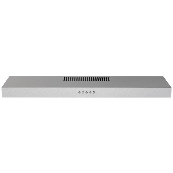 Streamline 30 in. Raffaele Convertible Undermount 80 CFM Range Hood in Brushed Stainless Steel - T-3205-1-CL