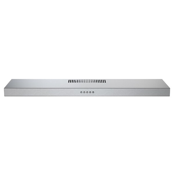 Streamline 36 in. Longhena Convertible Undermount 80 CFM Range Hood in Brushed Stainless Steel - T-10549-1-CL
