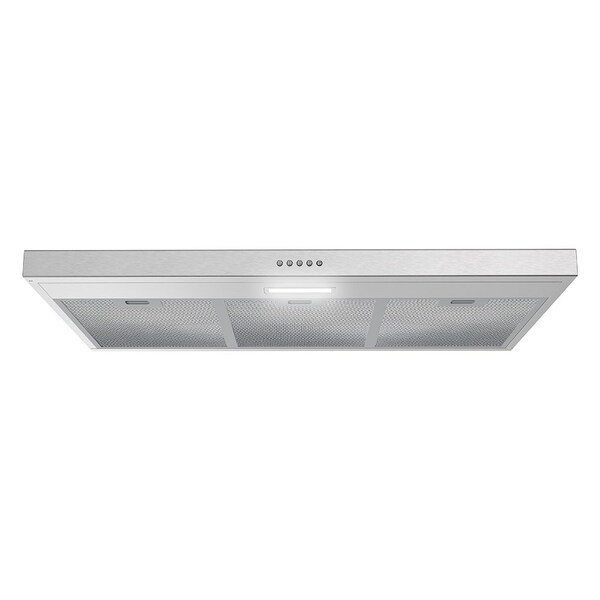 Streamline 36 in. Longhena Convertible Undermount 80 CFM Range Hood in Brushed Stainless Steel - T-10549-1-CL