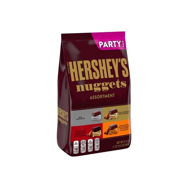 Green Rabbit Holdings surtido de dulces de chocolate HERSHEY'S NUGGETS, 31.5 oz - 24600411