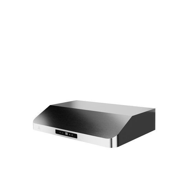 Anzzi 30-Inch Under Cabinet Range Hood with Stainless Steel Finish, Ducted Kitchen Vent above Stove - RH-AZ0376TSS