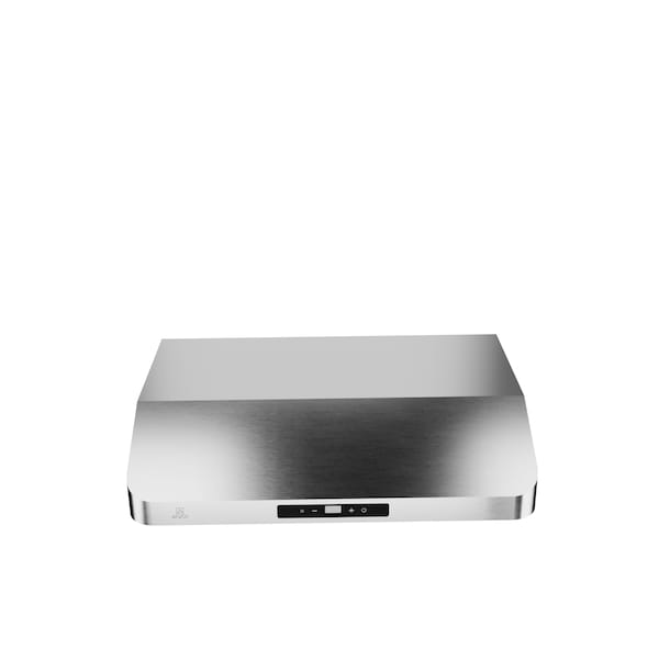 Anzzi 30-Inch Under Cabinet Range Hood with Stainless Steel Finish, Ducted Kitchen Vent above Stove - RH-AZ0376TSS