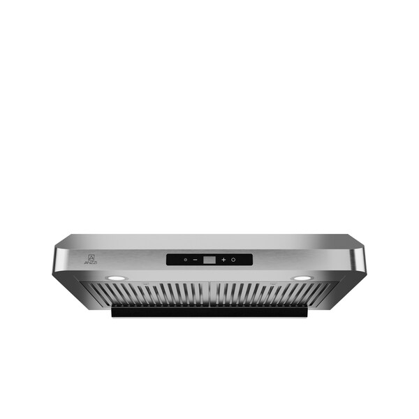 Anzzi 30-Inch Under Cabinet Range Hood with Stainless Steel Finish, Ducted Kitchen Vent above Stove - RH-AZ0376TSS