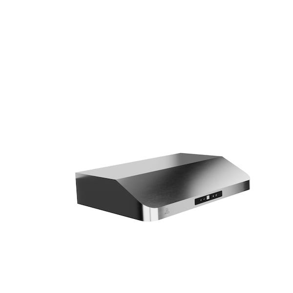 Anzzi 30-Inch Under Cabinet Range Hood with Stainless Steel Finish, Ducted Kitchen Vent above Stove - RH-AZ0376TSS