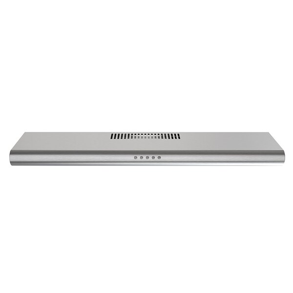 Streamline 30 in. Giovanni Convertible Undermount 80 CFM Range Hood in Brushed Stainless Steel - T-3367-1-CL