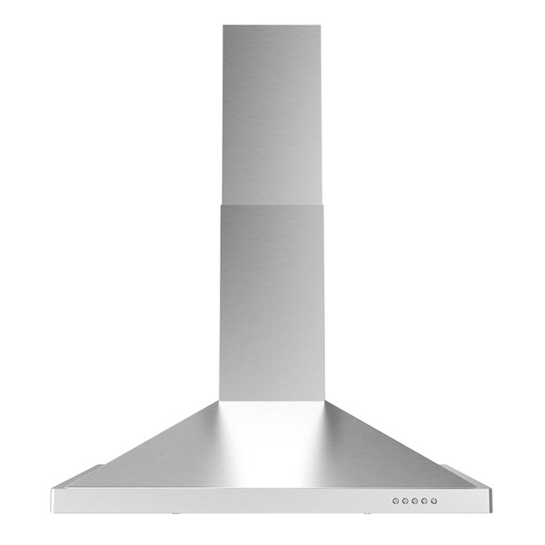 Streamline 30 in. Stadera Ducted Wall Mount 220 CFM Range Hood in Brushed Stainless Steel - T-163-1-DT