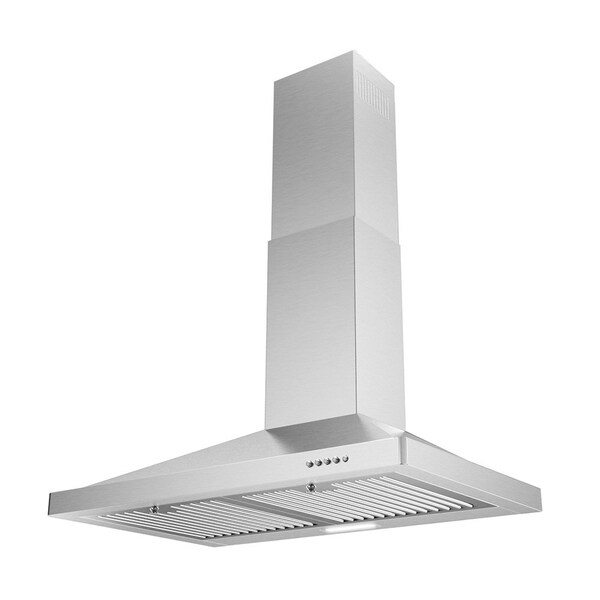Streamline 30 in. Giacinto Ductless Wall Mount 220 CFM Range Hood in Brushed Stainless Steel - T-163-1-DL