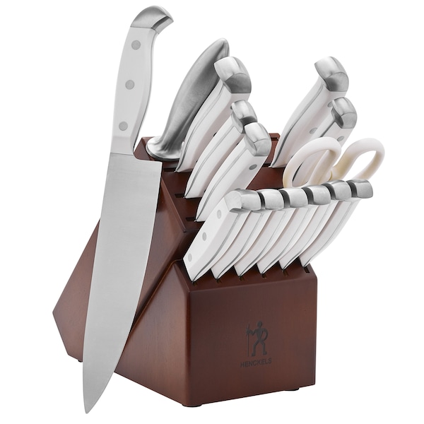 Zwilling J.A. Henckels Knife Block Set, 15-pc, White Handles - 15270-015