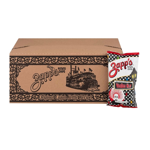 Papas fritas Zapp's Zapp's Papas fritas Voodoo Heat 5 oz, paquete de 25 - 6125