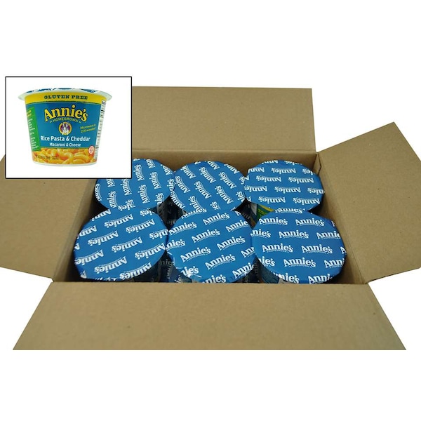 Annie's Macarrones con Queso Cheddar Sin Gluten, Caja de 2.01 oz, Paquete de 12 - 13562-61051