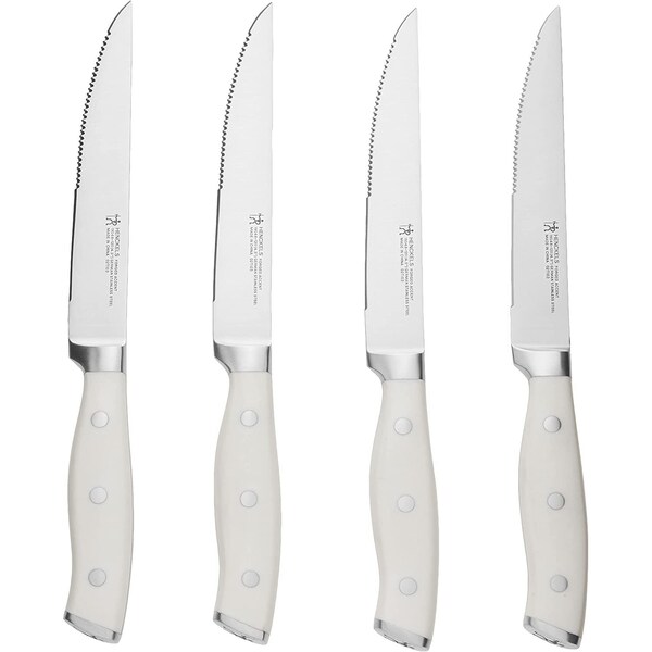 Zwilling J.A. Henckels Forged Accent 4-pc Steak Knife Set, White - 19548-004