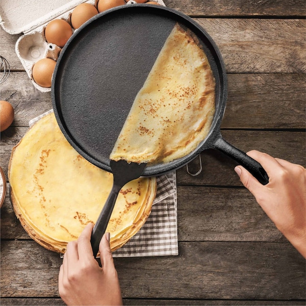 Commercial Chef 3-Piece Cast Iron Griddle Set - 8/10/12 - CHCI81012