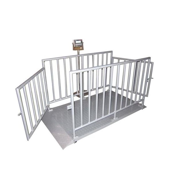 Optima Scales Optima Scales OP-930-5x3-5k Caged Livestock Scale - 5 x 3 ft. - OP-930-5x3-5k