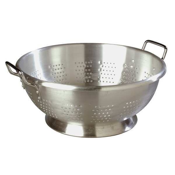 Carlisle Foodservice Colander, Aluminum, 16 qt., PK6 - 60280
