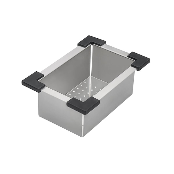 Ruvati replacement colander for RVH8215 sink Stainless Steel with Plastic Corners - RVA1315