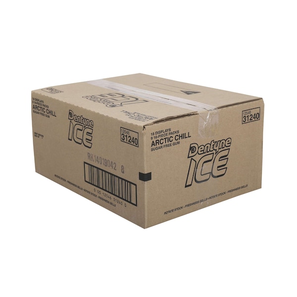 Dentyne Dentyne Artic Chill Chicles Individuales de 16 piezas, PK162 - 31240