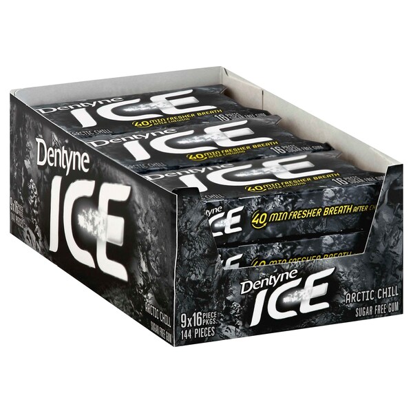 Dentyne Dentyne Artic Chill Chicles Individuales de 16 piezas, PK162 - 31240