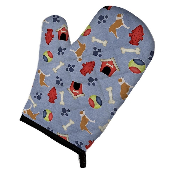 Carolines Treasures Central Asian Shepherd Dog Dog House Collection Oven Mitt - BB3928OVMT