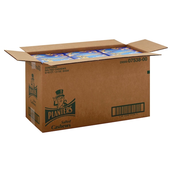 Planters Cacahuates con Sal 1.5 oz., PK108 - 10029000075389