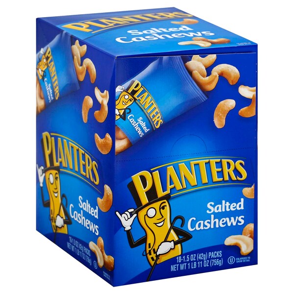 Planters Cacahuates con Sal 1.5 oz., PK108 - 10029000075389