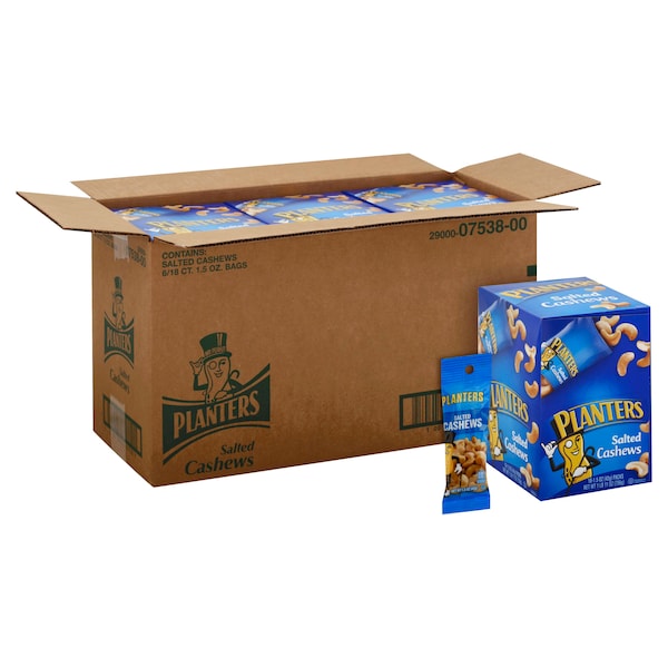 Planters Cacahuates con Sal 1.5 oz., PK108 - 10029000075389