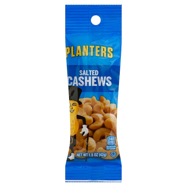 Planters Cacahuates con Sal 1.5 oz., PK108 - 10029000075389
