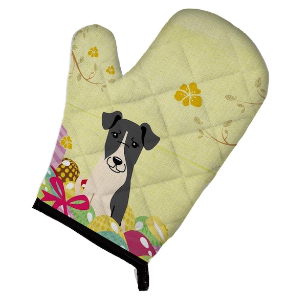 Carolines Treasures Easter Eggs Smooth Fox Terrier Oven Mitt - BB6098OVMT