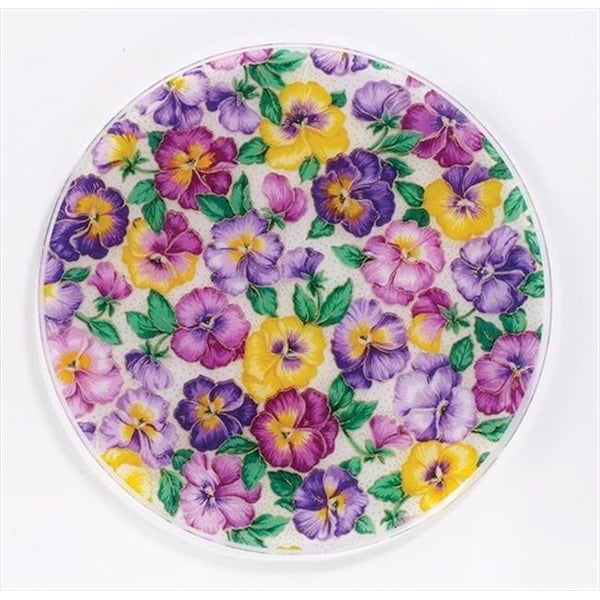 Andreas Andreas TR-14 New Pansies Silicone Trivet - Pack of 3 trivets - TR-14