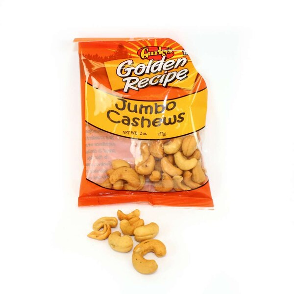 Receta Dorada de Cashews 2 oz., Paquete de 8 - 7606
