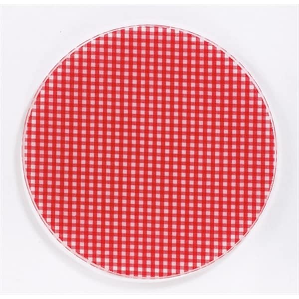 Andreas 65 in Round Silicone Mat Jar Opener Red Gingham 3PK - JO107