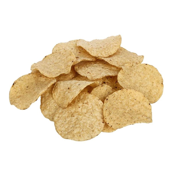 Mission Foods Tortilla Chips Redondas Blancas sin Sal de 2 libras, paquete de 6 - 8617