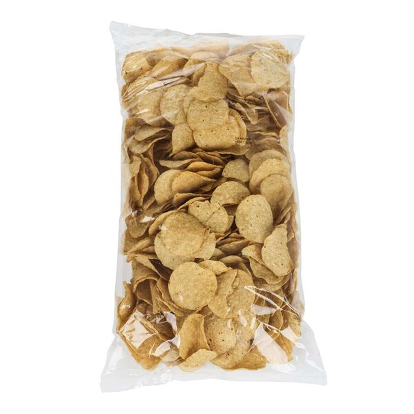 Mission Foods Tortilla Chips Redondas Blancas sin Sal de 2 libras, paquete de 6 - 8617