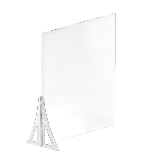 Azar Displays 30" x 40" Single Leg Partition Shield, PK2 - 179896-187