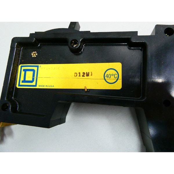 Square D 1P 30A AMP 277V-AC MOLDED CASE CIRCUIT BREAKER - FY-14030-C