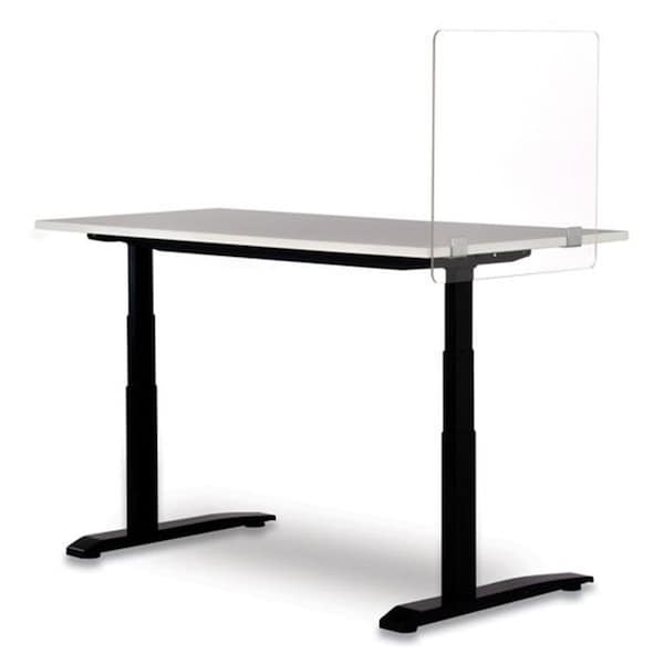 Gracia SAF Safco Desktop Privacy & Wellness Panel - 23.5 x 23.5 in. - Clear - GR2491624