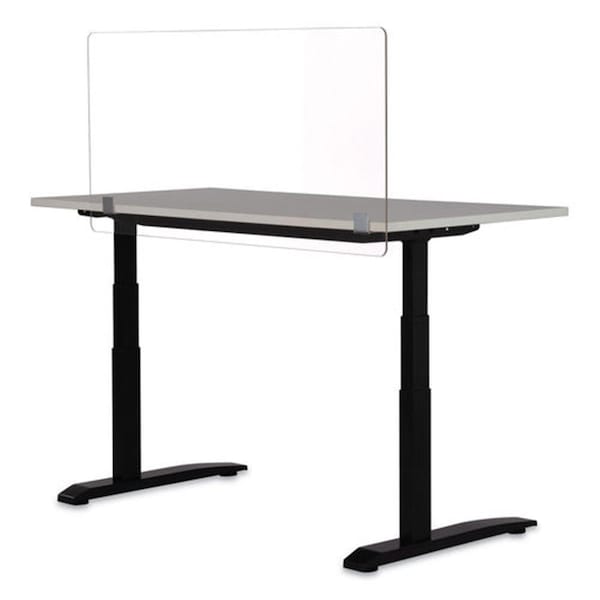 Gracia SAF Safco Desktop Privacy & Wellness Panel - 47.5 x 23.5 in. - Clear - GR2492874