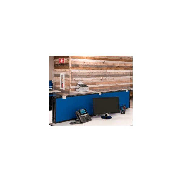 71 Visuals Acrylic Partition Extenders - 59.5"W x 18"H - 4/Pack - WFS-AP-59.5x18-4P