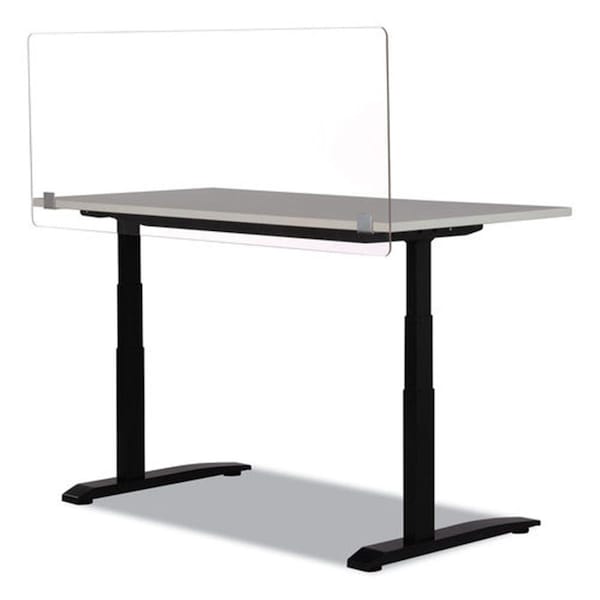 Gracia SAF Safco Desktop Privacy & Wellness Panel - 59.5 x 23.5 - Clear - GR2492379