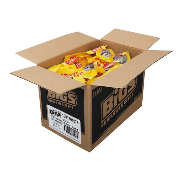 Semillas de Girasol Peladas Saazonadas con Old Bay de Bigs 5.35 oz, paquete de 12 - 1601201076