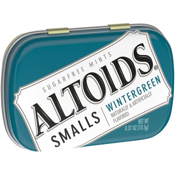 Altoids pequeños sin azúcar sabor wintergreen .37 oz., paquete de 108 - 389814