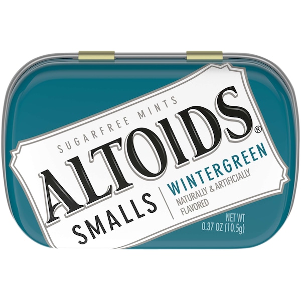 Altoids pequeños sin azúcar sabor wintergreen .37 oz., paquete de 108 - 389814