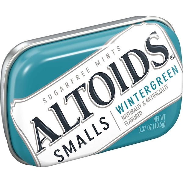 Altoids pequeños sin azúcar sabor wintergreen .37 oz., paquete de 108 - 389814