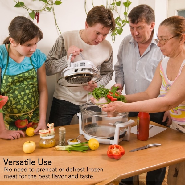 Nutrichef Halogen Oven Air-Fryer / Infrared Convec - PKAIRFR48.5