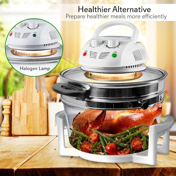 Nutrichef Halogen Oven Air-Fryer / Infrared Convec - PKAIRFR48.5