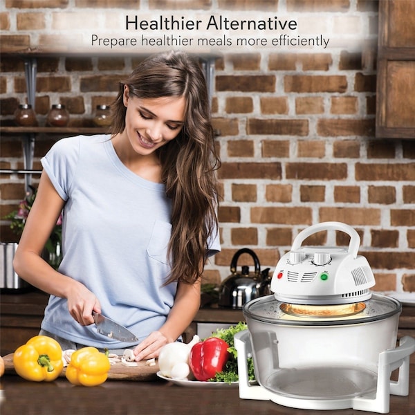 Nutrichef Halogen Oven Air-Fryer/Infrared Convection Cooker - AZPKAIRFR48